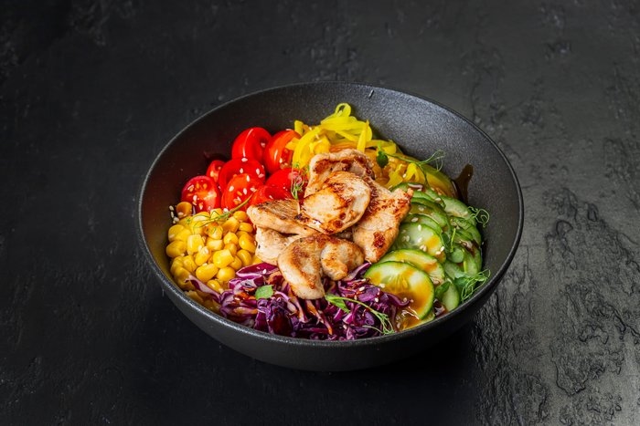 Поке с курицей